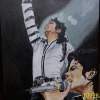 The King Of Pop - Oil Painting Paintings - By Janice Park, Portraits Painting Artist