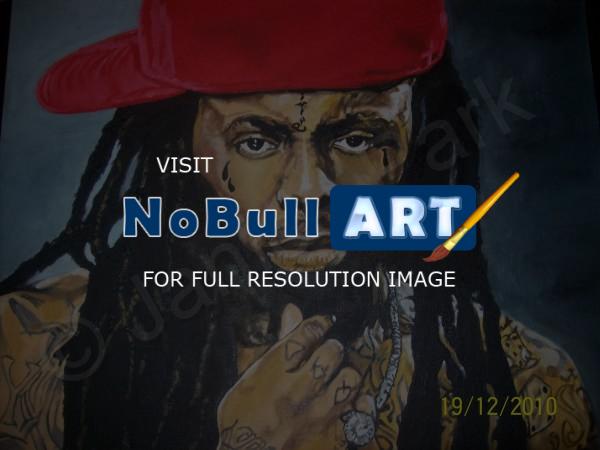 Portraits - Lil Wayne - Oil Painting