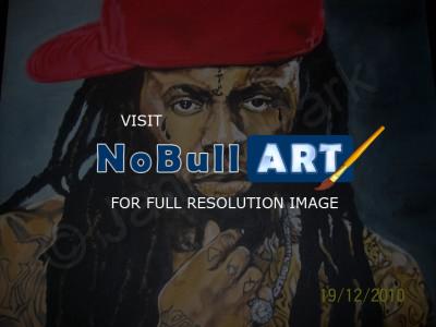 Portraits - Lil Wayne - Oil Painting