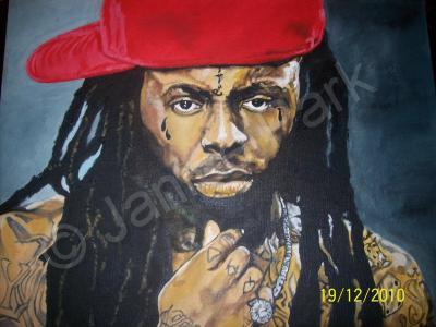 Portraits - Lil Wayne - Oil Painting