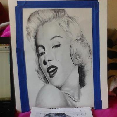 Celebritys - Marilyn Monroe - Pencil N Paper