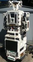 6 Ft  Life Size Styrofoam Robot Sculpture Model - Styrofoam Sculptures - By Jason Cole, Scrap Art Sculpture Artist