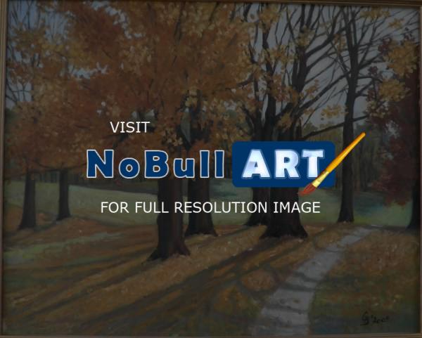 Images - Autumn In Lexington - Oil On Canvas