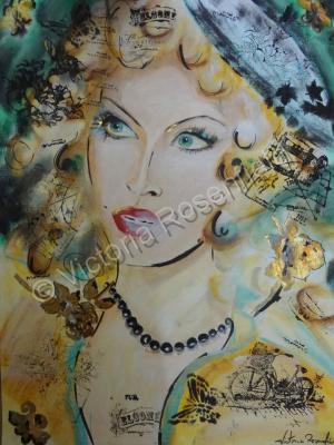 Pastels - Lady Of The Night - Mixed Media