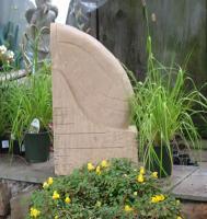 Seed - Limestone Sculptures - By David Therriault, Garden Sculpture Artist