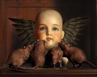 Solemn Heresy - Digital Giclee Digital - By Don Bergland, Technosurrealistic Digital Artist