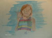 Hannah - Crayola Color Pencil Drawings - By Blake Ellis, I Draw My Portraits Based On L Drawing Artist