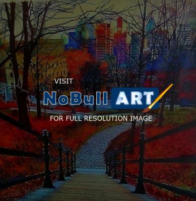 2015 - Mount Royal Exit At Peel - Acrylic On Gallery Canvas