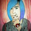 Maxford - Watercolor Paintings - By Chiang Pinkney, Life And Cigarettes Painting Artist