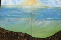 Sun Sailz - Acrylics Paintings - By Coco Original Artwork, Impressionist Painting Artist