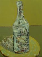 Paintings - Still Life With Bottle - Acrylic Paint