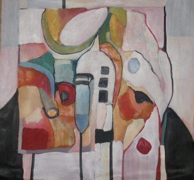 Anna Klardie - Composition In Colour - Oilpaint