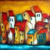 Big Family - Acrylic Paintings - By Nebojsa Jovanovic, Abstract Painting Artist