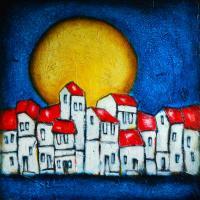 Another Day Gone - Acrylic Paintings - By Nebojsa Jovanovic, Abstract Painting Artist