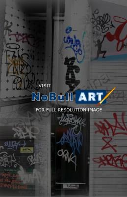 Abstract Design - Amsterdam Graffiti - Photography -- Digitally Edite