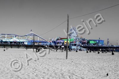 Select Color - Santa Monica Pier - Photography -- Digitally Edite