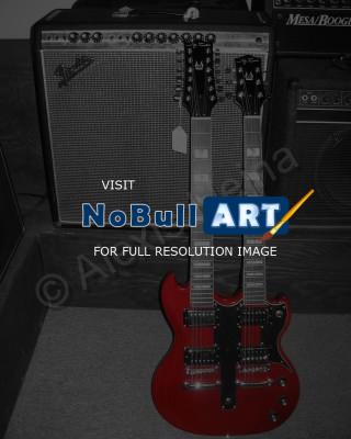 Select Color - Guitar And Amp - Photography -- Digitally Edite