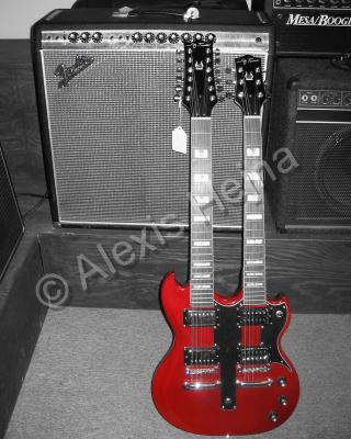 Select Color - Guitar And Amp - Photography -- Digitally Edite