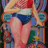Unicycle - Playing Cards - Acrylics Paintings - By Stephen Clarke, Surrealism Painting Artist