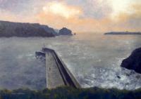2009 - Harbour Wall Mullion Cove - Oils