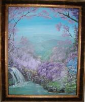 Spring In The Mountain - Acrylic Paintings - By Mary Fitzgerald, Acrylic Painting Artist