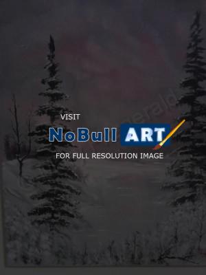 Landscapes - Frozen Stream - Acrylic