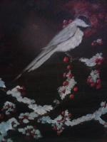 Chick A Dee - Acrylic Paintings - By Mary Fitzgerald, Acrylic Painting Artist