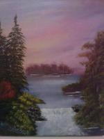 Water Overflowing - Acrylic Paintings - By Mary Fitzgerald, Acrylic Painting Artist