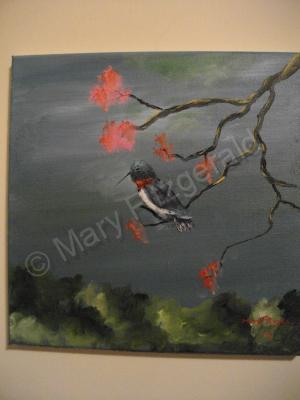 Animals Birds - Little Hummer - Acrylic