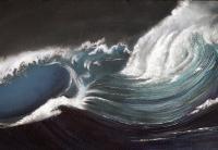 Crashing Tide - Acrylic Paintings - By Diane Deason, Realistic Painting Artist