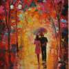 Falling In Love - Oil On Canvas Paintings - By Maria Slynko, Impressionism Painting Artist