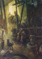 Old Mill - Oil On Canvas Paintings - By Dilorom Abdullaeva, Other Painting Artist