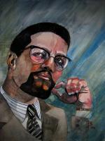 Malcolm - Watercolour Paintings - By Raymond Agius, Realism Painting Artist