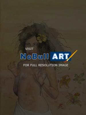 Female Nude - Lolani - Watercolour
