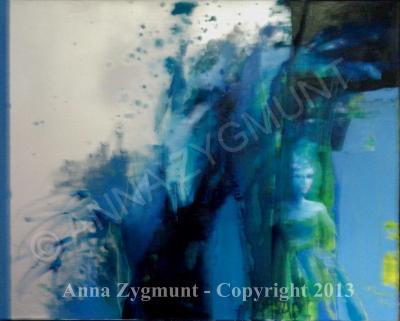 Anna Zygmunt Art - Reflection 1 Year 2012 - Oil On Canvas