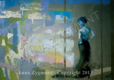 Anna Zygmunt Art - On Her Way 2012 - Oil On Canvas