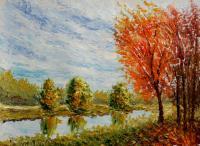 Wwwrybakowcom - Landscape Painting Wood 168 Rybakow Valery - Oil On Canvas