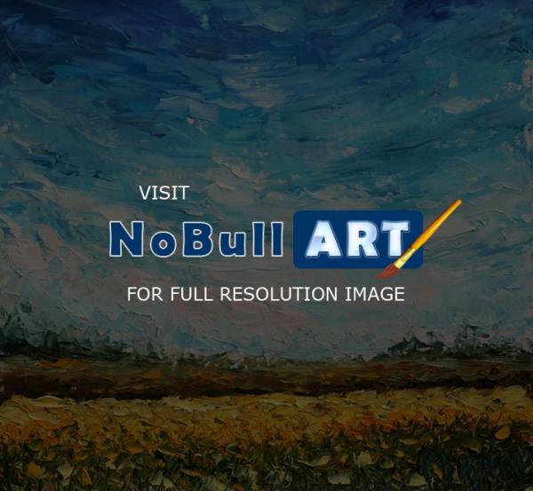 Wwwrybakowcom - Landscape Painting Field 166 Rybakow Valery - Oil On Canvas