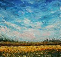 Wwwrybakowcom - Landscape Painting Field 166 Rybakow Valery - Oil On Canvas