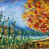 Autumn Oil Painting For Sale Autumn Mood Artist Rybakow - Oil On Canvas Paintings - By Valery Rybakow, Oil Painting Art Painting Artist