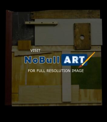 Assemblage - No Point In Asking - Recycled Wood Metal Paint