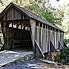 Pisgah Covered Bridge - Digital Photography - By Chirleen Evans, Structures Photography Artist
