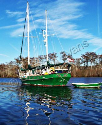 Inland Waters - Sailboat - Digital