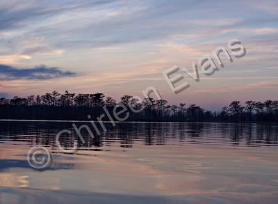 Skies - Sunset Over Perquimans - Digital