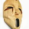 Wooden Mask-War Gry - Wooden Sculptures Sculptures - By Vladislav Noxoff, Pop Art Sculpture Artist
