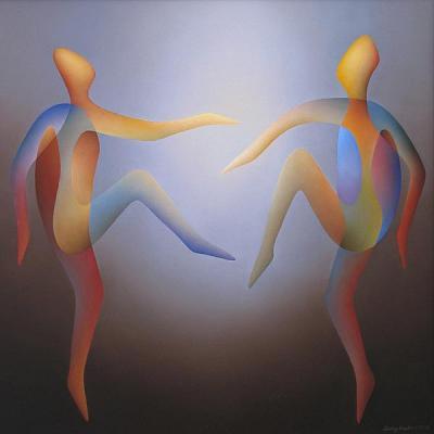 Oil Paintings 2011 - Dancing In Dreams 1 - Oil On Coated Hardboard