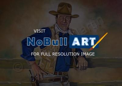 Americana - The Duke - Oil On Canvas Board