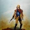 The Last Stand - Oil On Canvas Board Paintings - By Edward Martin, Figurative Painting Artist