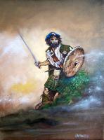Scotland - Jacobite - Oil On Canvas Board