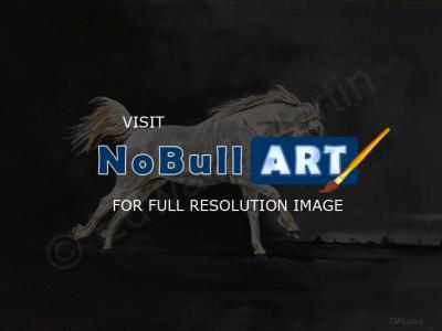 Animals - Escape The Dark - Oil On Canvas Board